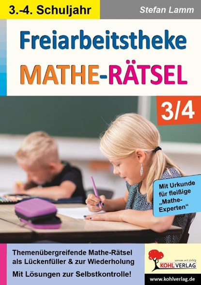 Freiarbeitstheke Mathe-Rätsel / Klasse 3-4, Stefan Lamm - Paperback - 9783966241649