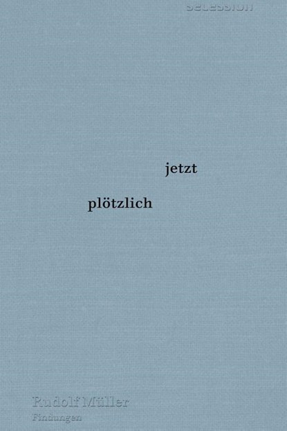 jetzt plötzlich, Rudolf Müller - Gebonden - 9783966391429