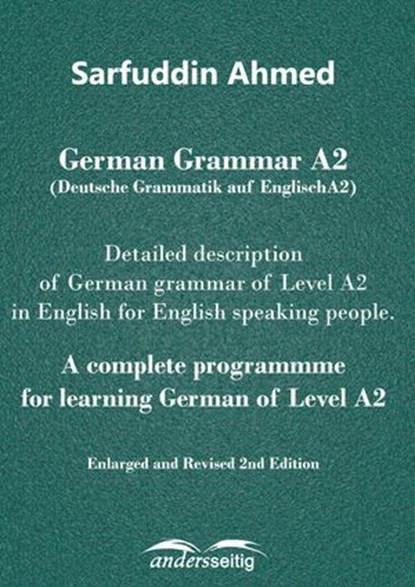 German Grammar A2, Sarfuddin Ahmed - Ebook - 9783966513739