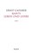 Kants Leben und Lehre, Ernst Cassirer - Gebonden - 9783966625159
