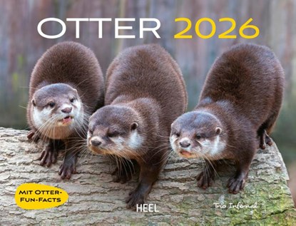 Otter Kalender 2026 Wandkalender Eintragkalender, niet bekend - Paperback - 9783966649964