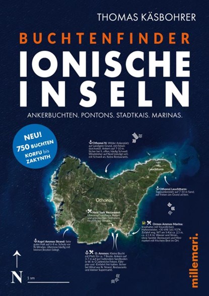 Buchtenfinder Ionische Inseln - Ausgabe 2025, Thomas Käsbohrer - Gebonden - 9783967060799