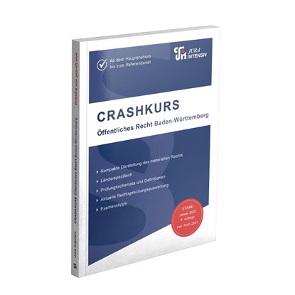 CRASHKURS Öffentliches Recht - Baden-Württemberg, Dirk Kues - Paperback - 9783967121476