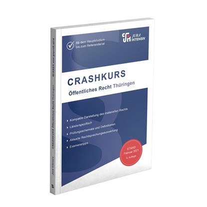 CRASHKURS Öffentliches Recht - Thüringen, Dirk Kues - Paperback - 9783967121483