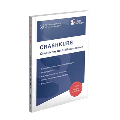 CRASHKURS Öffentliches Recht - Niedersachsen, Dirk Kues ; Dirk Müllmann - Paperback - 9783967121971