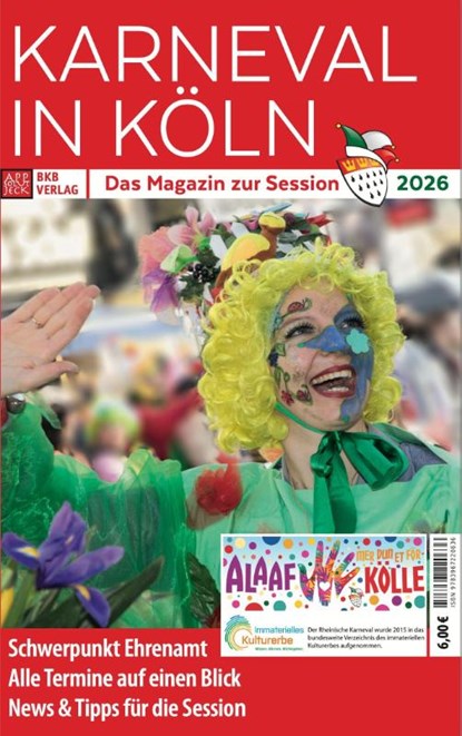 Karneval in Köln 2026, Brigitte Hintzen-Bohlen - Paperback - 9783967220742