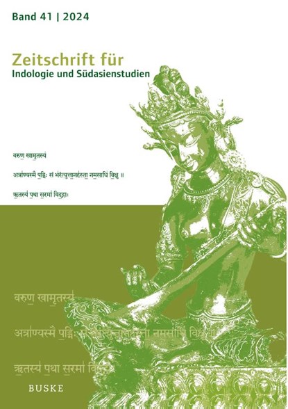 Zeitschrift für Indologie und Südasienstudien, Band 41 (2024), Hans Harder ; Ute Hüsken - Paperback - 9783967699807