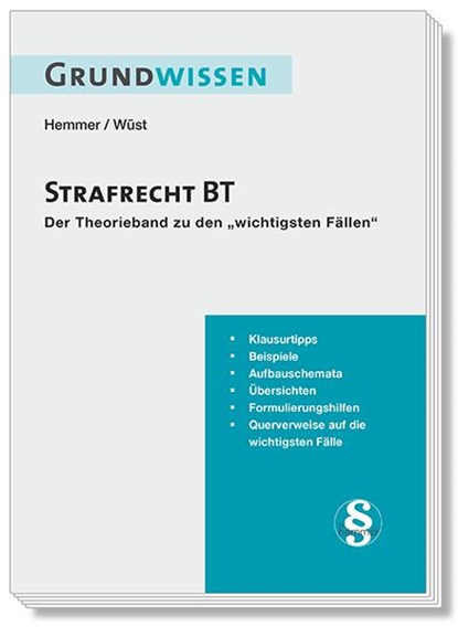 Grundwissen Strafrecht BT, Karl-Edmund Hemmer ; Achim Wüst ; Bernd Berberich - Paperback - 9783968380292