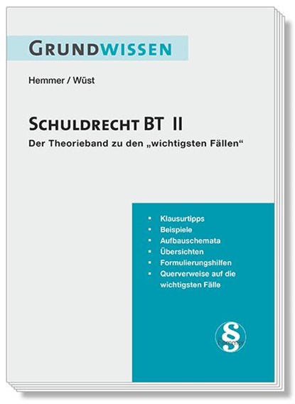 Grundwissen Schuldrecht BT II, Karl-Edmund Hemmer ; Achim Wüst - Paperback - 9783968381831