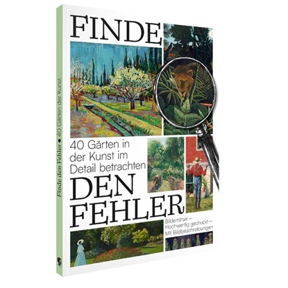 Finde den Fehler - 40 Gärten in der Kunst, niet bekend - Paperback - 9783968491752