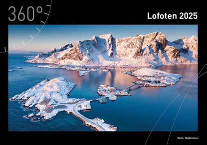 360° Lofoten Premiumkalender 2025, niet bekend - Paperback - 9783968555256
