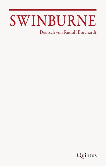 Swinburne, Rudolf Borchardt - Paperback - 9783969820384