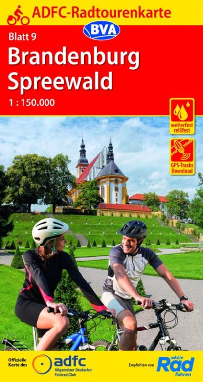 ADFC-Radtourenkarte 9 Brandenburg Spreewald 1:150.000, reiß- und wetterfest, E-Bike geeignet, GPS-Tracks Download, Allgemeiner Deutscher Fahrrad-Club e.V. (ADFC) ; BVA BikeMedia GmbH - Gebonden - 9783969900420