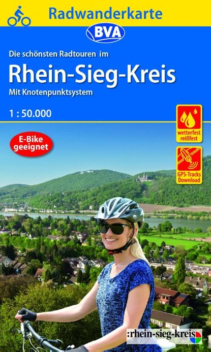 Radwanderkarte BVA Radwandern im Rhein-Sieg-Kreis 1:50.000, reiß- und wetterfest, GPS-Tracks Download, niet bekend - Gebonden - 9783969900758