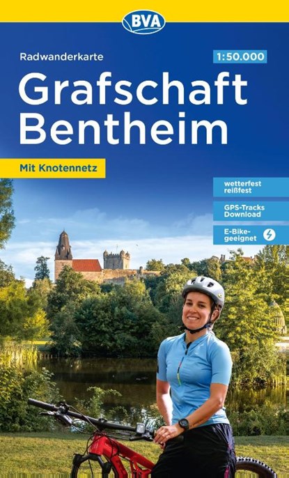 Radwanderkarte BVA Radwandern in der Grafschaft Bentheim 1:50.000, reiß- und wetterfest, E-Bike-geeignet, mit kostenlosem GPS-Download der Touren via BVA-website oder Karten-App, BVA BikeMedia GmbH - Gebonden - 9783969901847