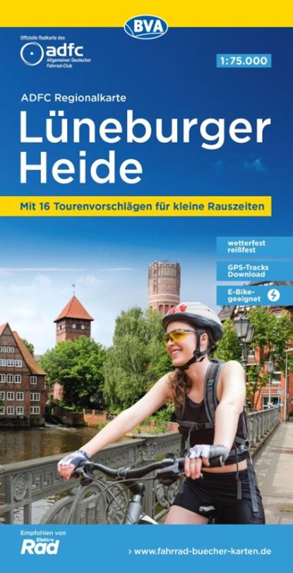 Luneburger Heide cycling map, Allgemeiner Deutscher Fahrrad-Club e. V. (ADFC) ; BVA BikeMedia GmbH - Gebonden - 9783969902158