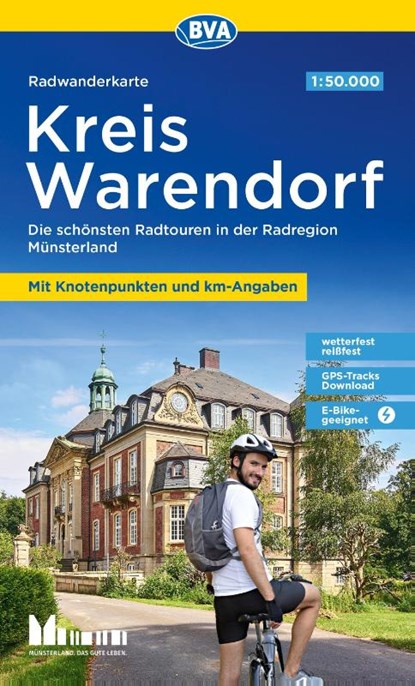 BVA Radwanderkarte Kreis Warendorf mit Knotenpunkten 1:50.000, BVA BikeMedia GmbH ; Greven Münsterland e. V. - Gebonden - 9783969902257