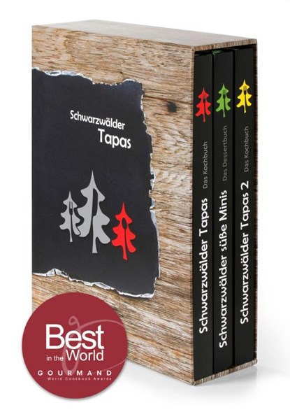 Schwarzwälder Tapas Schuberbox - "Beste Kochbuchserie des Jahres" weltweit, Manuel Wassmer ; Verena Scheidel - Gebonden - 9783981896183