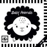 Baby Animals: Kontrastbuch für Babys mit Öffnungen · kontrastreiche Bilder angepasst an Babyaugen · Schwarz Weiß Buch für Neugeborene · Mein erstes Bilderbuch · Montessori Buch - Agnieszka Sawczyn - 9783982502403