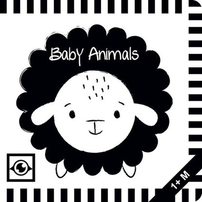 Baby Animals: Kontrastbuch für Babys mit Öffnungen · kontrastreiche Bilder angepasst an Babyaugen · Schwarz Weiß Buch für Neugeborene · Mein erstes Bilderbuch · Montessori Buch, Agnieszka Sawczyn - Gebonden - 9783982502403