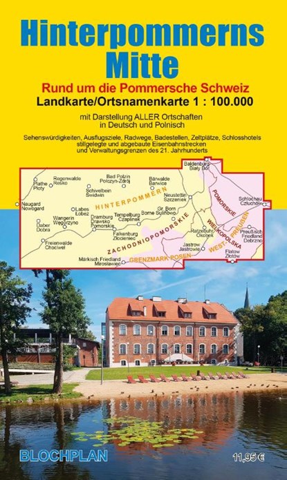 Landkarte Hinterpommerns Mitte, Dirk Bloch - Gebonden - 9783982525211