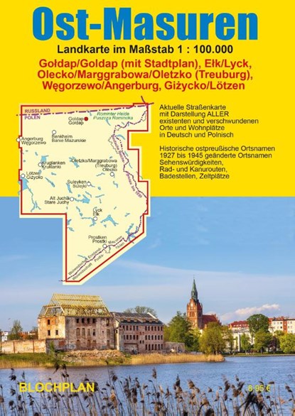 Landkarte Ost-Masuren, Dirk Bloch - Gebonden - 9783982525297