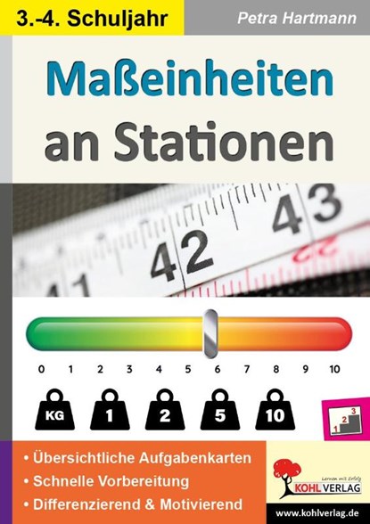 Maßeinheiten an Stationen / Klasse 3-4, Petra Hartmann - Paperback - 9783985580583