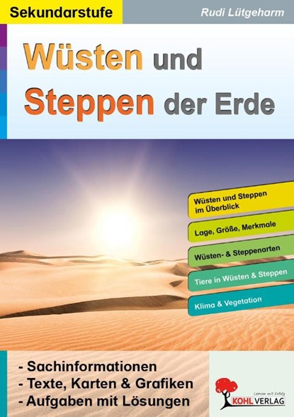 Wüsten & Steppen der Erde, Rudi Lütgeharm - Paperback - 9783985583362
