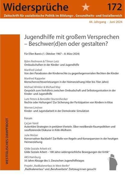 Jugendhilfe mit großem Versprechen, Widersprüche - Paperback - 9783986340124