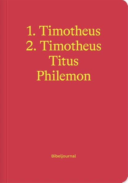 1.-2. Timotheus, Titus & Philemon (Bibeljournal), Verbum Medien - Paperback - 9783986655624