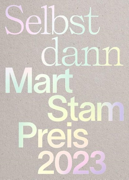Mart Stam Preis 2023, Berlin Mart Stam Gesellschaft und mart stam stiftung für kunst gestaltung - Gebonden - 9783987411434