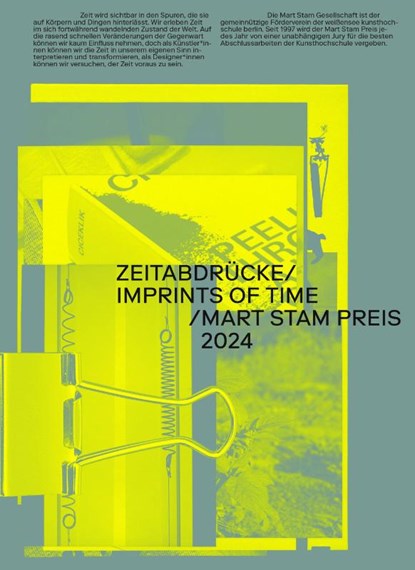 Zeitabdrücke/ Imprints of time/ Mart Stam Preis 2024, Berlin Mart Stam Gesellschaft und mart stam stiftung für kunst gestaltung - Gebonden - 9783987412042