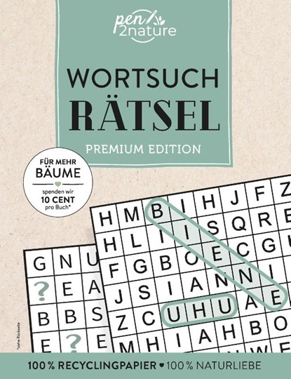Wortsuchrätsel I Premium Edition I hochwertiger Knobelspaß von Pen2Nature, niet bekend - Paperback - 9783987641237