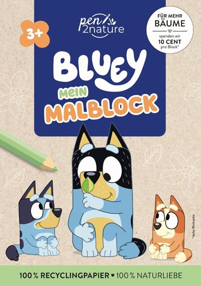 Bluey Mein Malblock, Pen2nature - Paperback - 9783987641626