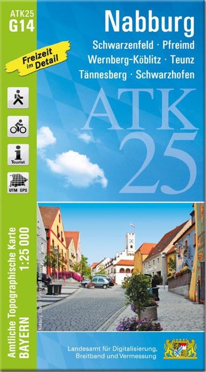 ATK25-G14 Nabburg (Amtliche Topographische Karte 1:25000), Breitband und Vermessung Landesamt für Digitalisierung - Gebonden - 9783987761041