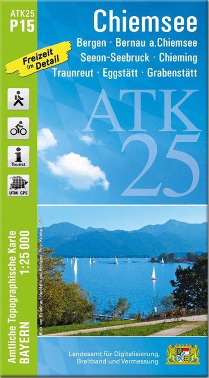 ATK25-P15 Chiemsee (Amtliche Topographische Karte 1:25000), Breitband und Vermessung Landesamt für Digitalisierung - Gebonden - 9783987761157