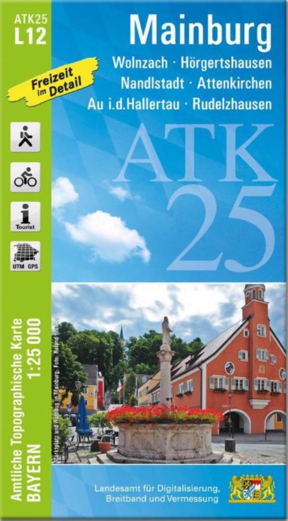 ATK25-L12 Mainburg (Amtliche Topographische Karte 1:25000), Breitband und Vermessung Landesamt für Digitalisierung - Gebonden - 9783987761225
