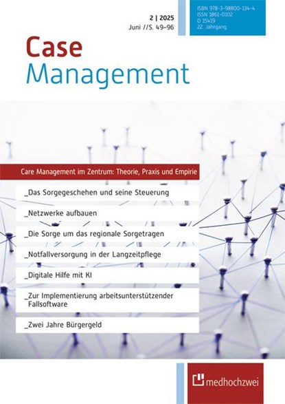 Case Management Ausgabe 2/2025, niet bekend - Gebonden - 9783988001344