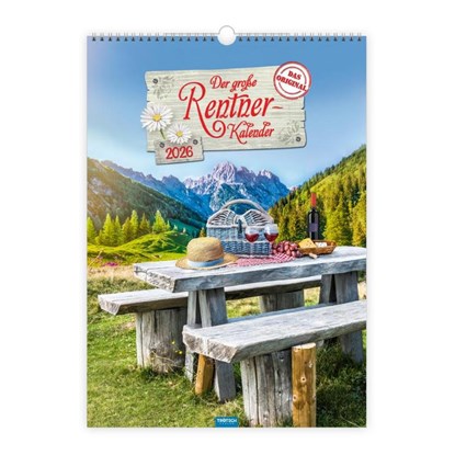 Trötsch Großbildkalender Der große Rentnerkalender 2026, Trötsch Verlag GmbH & Co. KG - Paperback - 9783988024152