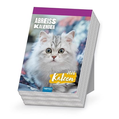 Trötsch Abreißkalender Katzen 2026, Trötsch Verlag GmbH & Co. KG - Paperback - 9783988024541