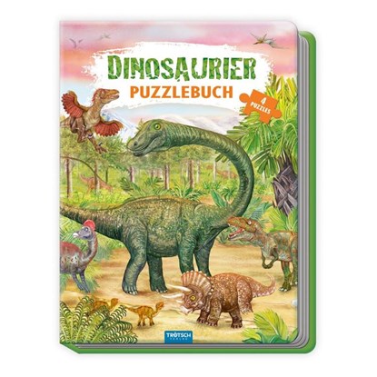 TRÖTSCH - Pappenbuch Puzzlebuch Dinosaurier| Ab 3 Jahren, Trötsch Verlag GmbH & Co. KG - Gebonden - 9783988025395
