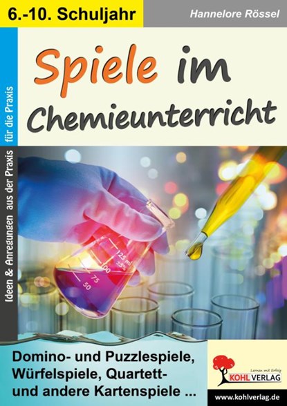 Spiele im Chemieunterricht, Hannelore Rössel - Paperback - 9783988410122