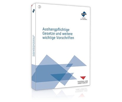 Aushangpflichtige Gesetze und weitere wichtige Vorschriften, Forum Verlag Herkert Gmbh - Paperback - 9783988751867