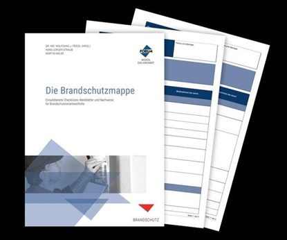 Die Brandschutzmappe, Wolfgang Friedl ; Hans-Jürgen Straub - Paperback - 9783988753083