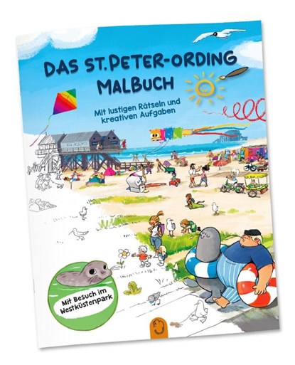 Das St. Peter-Ording Malbuch, Johannes Schimmsel Verlag - Gebonden - 9783988980144