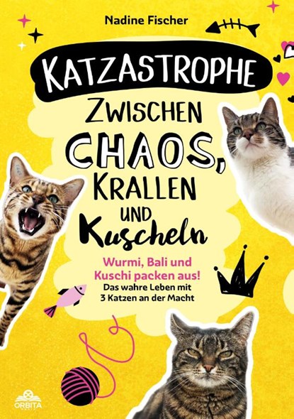 Katzastrophe - Zwischen Chaos, Krallen und Kuscheln, Nadine Fischer - Paperback - 9783989353145