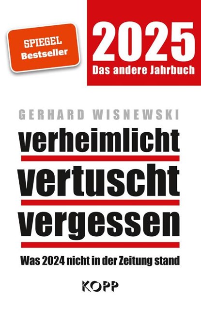 verheimlicht - vertuscht - vergessen 2025, Gerhard Wisnewski - Gebonden - 9783989920637
