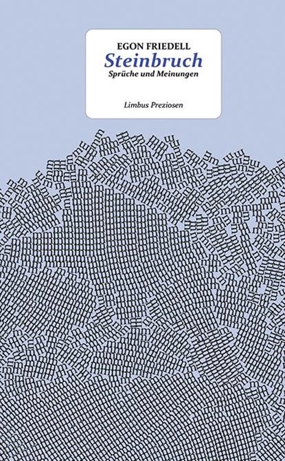 Steinbruch, Egon Friedell - Gebonden - 9783990392607