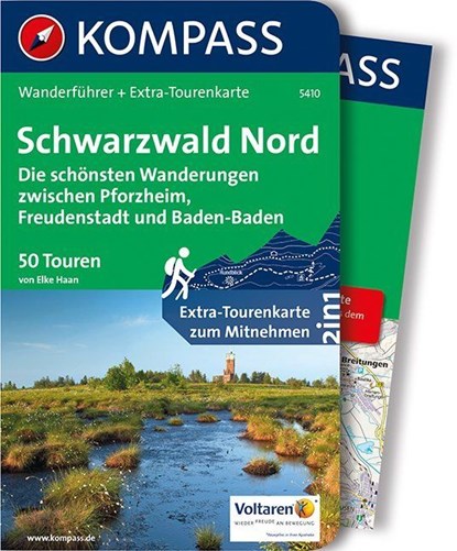Schwarzwald Nord, Die schönsten Wanderungen zwischen Pforzheim, Freudenstadt und Baden-Baden, HAAN,  Elke - Paperback - 9783990440414