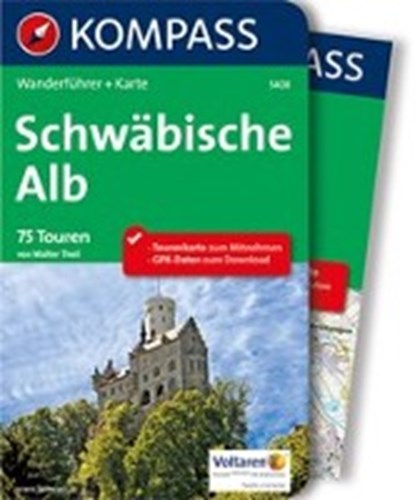 WF5408 Schwäbische Alb Kompass, THEIL,  Walter - Paperback - 9783990441398